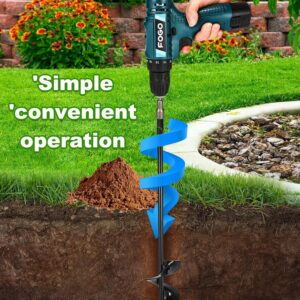 18\u201DGround Anchors，Trampoline Stakes， 3" Helix Diameter, with Drill Bits，Can Be Used Heavy Duty Anchor Hook for Camping Tent, Canopies, Car Ports, Sheds, Swing Sets, Securing Animals(6pcs)