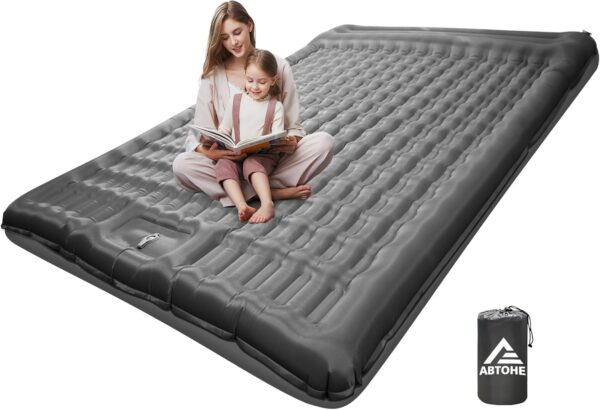 ABTOHE Self Inflating Sleeping pad - Sleeping pad for Camping,Thick 5 Inch Ultralight Camping Mattress with Built-in Pump,Lightweight Camping Mattress pad,Backpacking Sleeping pad