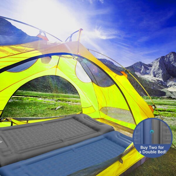 ABTOHE Self Inflating Sleeping pad - Sleeping pad for Camping,Thick 5 Inch Ultralight Camping Mattress with Built-in Pump,Lightweight Camping Mattress pad,Backpacking Sleeping pad