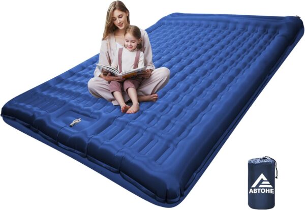 ABTOHE Self Inflating Sleeping pad - Sleeping pad for Camping,Thick 5 Inch Ultralight Camping Mattress with Built-in Pump,Lightweight Camping Mattress pad,Backpacking Sleeping pad
