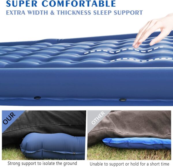 ABTOHE Self Inflating Sleeping pad - Sleeping pad for Camping,Thick 5 Inch Ultralight Camping Mattress with Built-in Pump,Lightweight Camping Mattress pad,Backpacking Sleeping pad