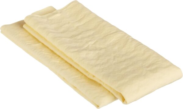 Basics Bath Towel, Drying Chamois, 2 Pack, Yellow, 26" x 17"