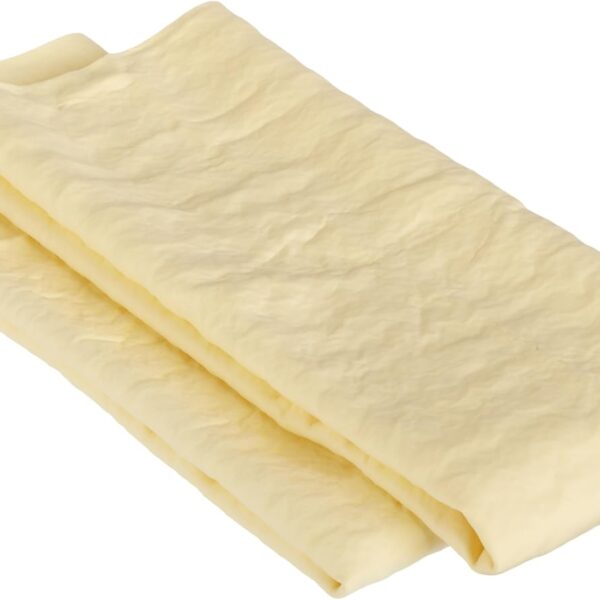 Basics Bath Towel, Drying Chamois, 2 Pack, Yellow, 26" x 17"