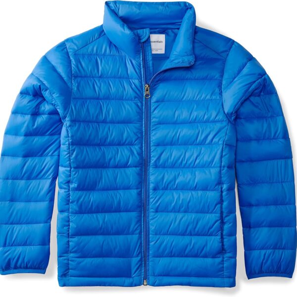 Essentials Boys and Toddlers' Lightweight Water-Resistant Packable Puffer Jacket