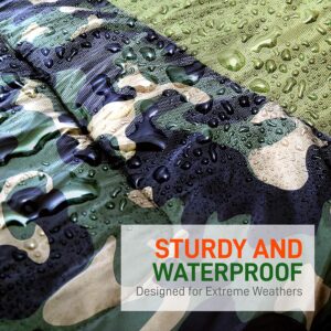 Backpacking Sleeping Bag Camping Gear - Mummy Sleeping Bag For Adults\/Teens w\/ Pillow, Bag - Outdoor Lightweight Weather Proof Sleeping Bag - Camping, Hiking Traveling - SereneLife
