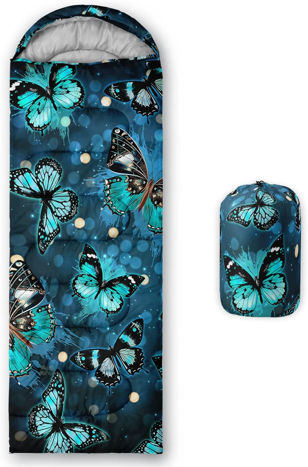 BailiPromise Camping Sleeping Bags,3 Season Warm & Cool Weather,Lightweight,Waterproof Sleeping Bags for Adults & Kids,Traveling,and Outdoors,Camping Gear Equipment