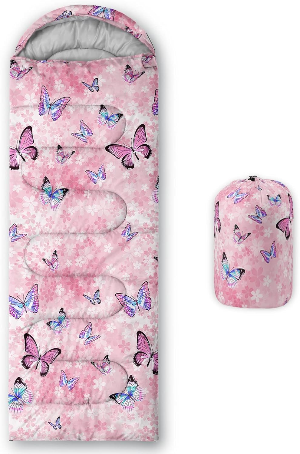 BailiPromise Camping Sleeping Bags,3 Season Warm & Cool Weather,Lightweight,Waterproof Sleeping Bags for Adults & Kids,Traveling,and Outdoors,Camping Gear Equipment