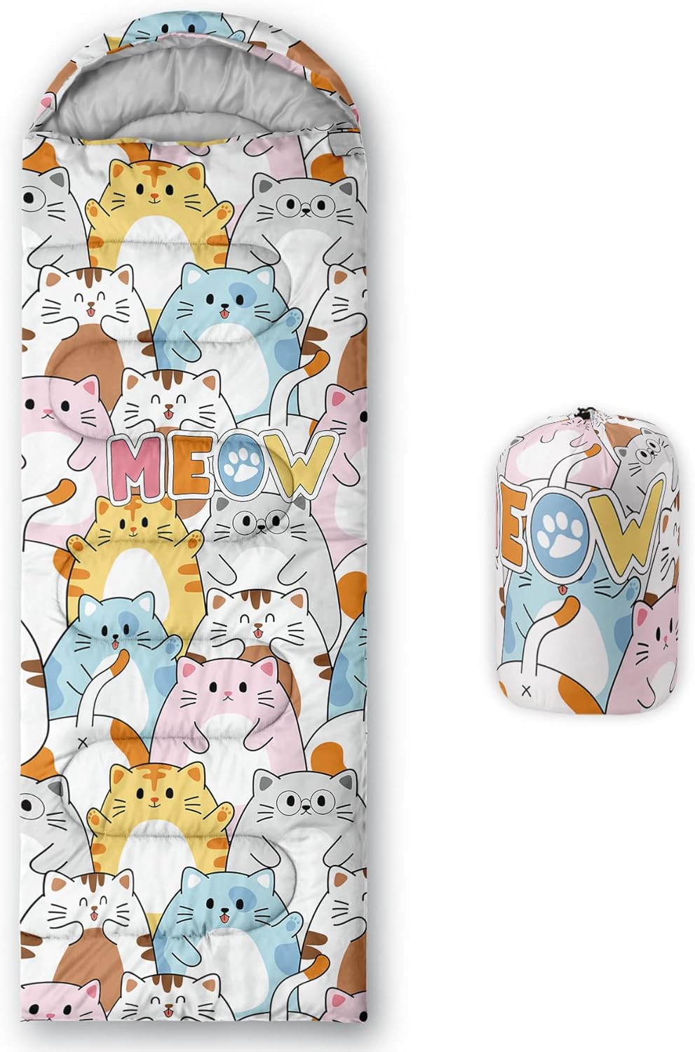 BailiPromise Camping Sleeping Bags,3 Season Warm & Cool Weather,Lightweight,Waterproof Sleeping Bags for Adults & Kids,Traveling,and Outdoors,Camping Gear Equipment