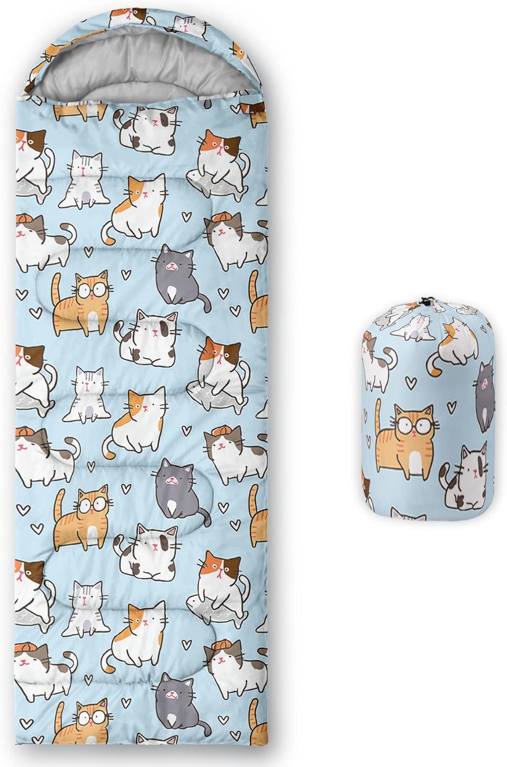 BailiPromise Camping Sleeping Bags,3 Season Warm & Cool Weather,Lightweight,Waterproof Sleeping Bags for Adults & Kids,Traveling,and Outdoors,Camping Gear Equipment