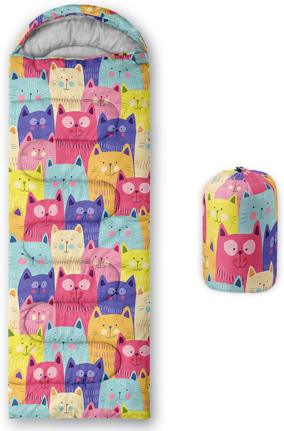 BailiPromise Camping Sleeping Bags,3 Season Warm & Cool Weather,Lightweight,Waterproof Sleeping Bags for Adults & Kids,Traveling,and Outdoors,Camping Gear Equipment