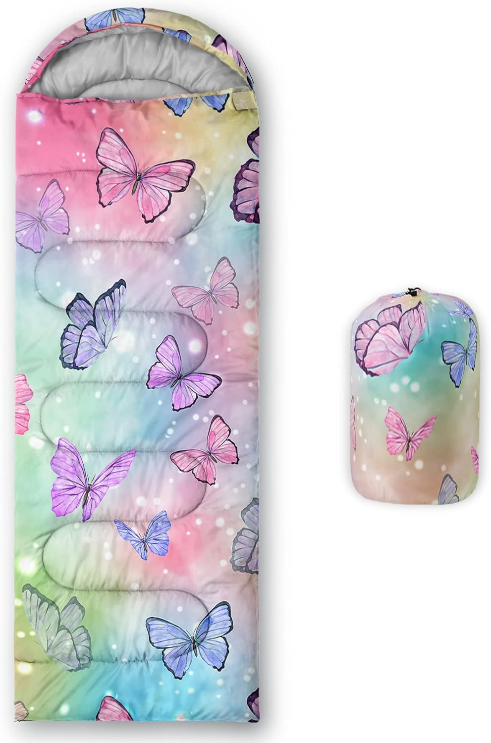 BailiPromise Camping Sleeping Bags,3 Season Warm & Cool Weather,Lightweight,Waterproof Sleeping Bags for Adults & Kids,Traveling,and Outdoors,Camping Gear Equipment