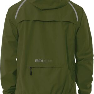 BALEAF Men's Cycling Rain Jacket Windbreaker Waterproof Running Gear Golf Mountain Biking Hood Lightweight Reflective