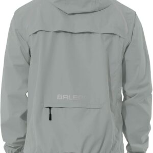 BALEAF Men's Cycling Rain Jacket Windbreaker Waterproof Running Gear Golf Mountain Biking Hood Lightweight Reflective