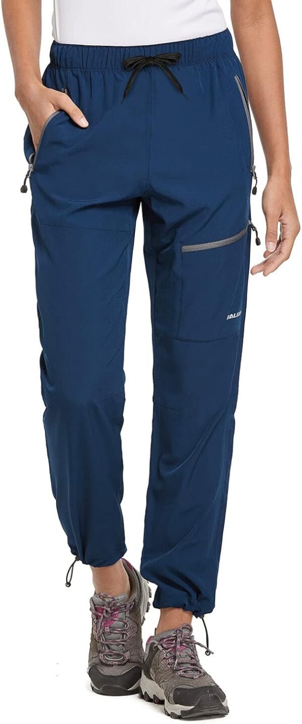 BALEAF Women's Hiking Pants Quick Dry Lightweight Water Resistant Elastic Waist Cargo Pants for All Seasons