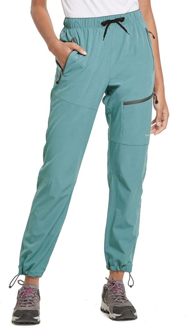 BALEAF Women's Hiking Pants Quick Dry Lightweight Water Resistant Elastic Waist Cargo Pants for All Seasons