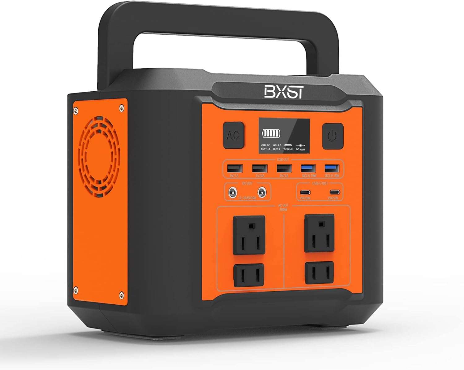BXST Protable Power Station 1000W\/110V Pure Sine Wave Solar Generator Bidirectional Fast Charging1120Wh\/350000mAh Wireless Charging Solar Generator for Outdoor Camping Travel Hunting Blackout