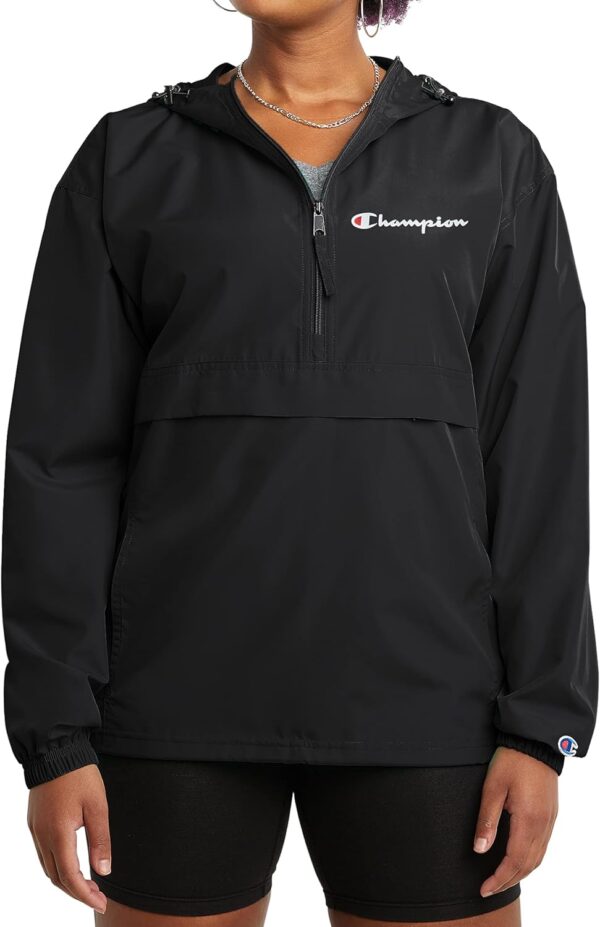 Champion Women's Windbreaker Jacket, Packable Jacket, Wind and Water-resistant Jacket for Women