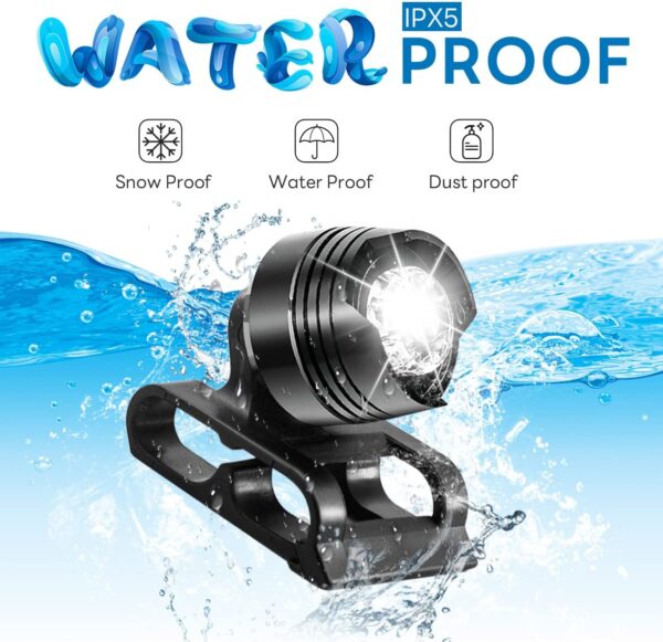 CHORPETI Headlights for Croc, 2pcs Lights Flashlights for Shoes, Waterproof Croc Shoe Headlight Accessories for Night Runners Dog Walking, Hiking, Camping, Suitable for Adults Kids