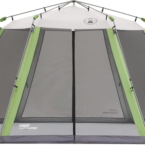 Coleman Screened Canopy Tent with Instant Setup, 15 x 13ft Sun Shade Tent with Carry Bag and Pre-Attached Guy Lines, Shelter Sets Up in About 60 Seconds