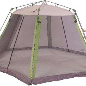 Coleman Screened Canopy Tent with Instant Setup, 15 x 13ft Sun Shade Tent with Carry Bag and Pre-Attached Guy Lines, Shelter Sets Up in About 60 Seconds