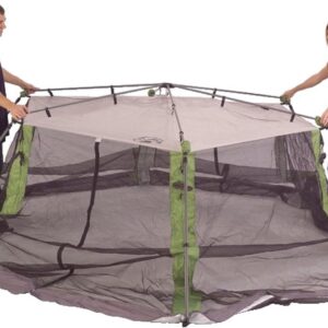 Coleman Screened Canopy Tent with Instant Setup, 15 x 13ft Sun Shade Tent with Carry Bag and Pre-Attached Guy Lines, Shelter Sets Up in About 60 Seconds
