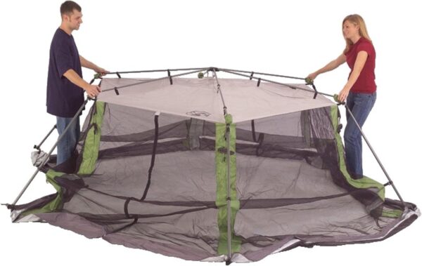 Coleman Screened Canopy Tent with Instant Setup, 15 x 13ft Sun Shade Tent with Carry Bag and Pre-Attached Guy Lines, Shelter Sets Up in About 60 Seconds
