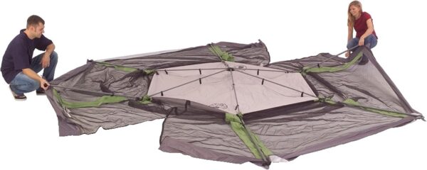 Coleman Screened Canopy Tent with Instant Setup, 15 x 13ft Sun Shade Tent with Carry Bag and Pre-Attached Guy Lines, Shelter Sets Up in About 60 Seconds