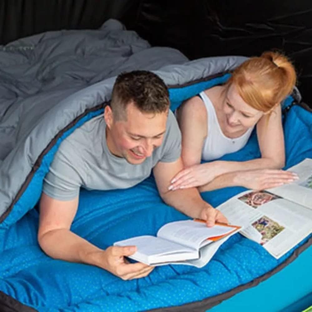 Coleman Sun Ridge Cool-Weather Sleeping Bag 40°F Lightweight for Adults, Camping Sleeping Bag with Easy Packing and Draft Tube to Prevent Heat from Escaping