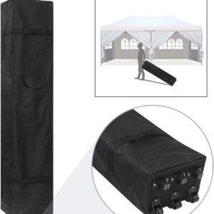 Diophros 10x20 Outdoor Pop up Canopy Tent, Waterproof Patio Tent with 6 Removable Sidewalls, Heavy Duty Outdoor Rooftop Tent Portable Gazebo Wedding BBQ for Catering Garden Beach Camping