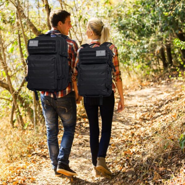 ELFTREE 45L Military Tactical Backpacks, 3 Day Assault Pack, Large Army Bug Out Bag With Molle System for Men and Women Camping, Hiking Trekking Rucksack