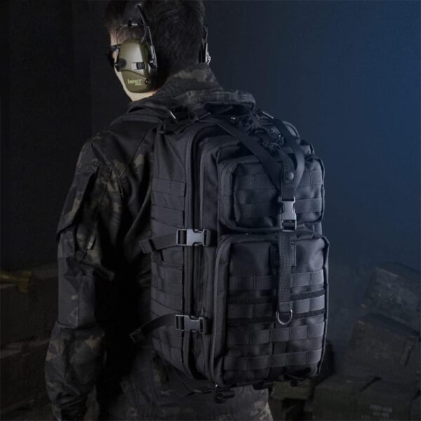 EMDMAK Military Tactical Backpack, Large Military Pack Army 3 Day Assault Pack Molle Bag Rucksack