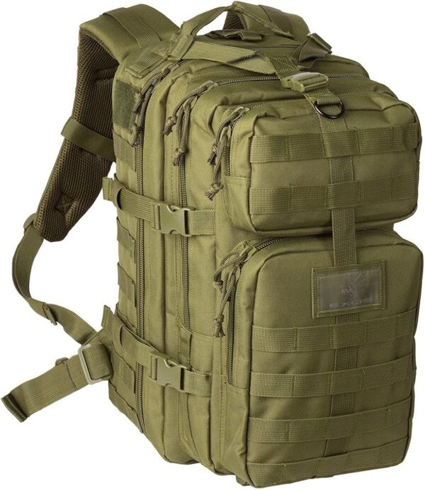 Exos Bravo Tactical Assault Hiking Camping Backpack Rucksack Bug Out Bag Daypack MOLLE Equipped Hydration Pack Compatible