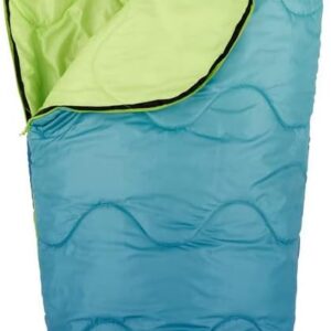 Firefly Outdoor Gear Youth Mummy Sleeping Bag Machine Wash Blue Green 70" x 30"