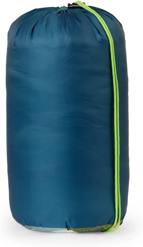Firefly Outdoor Gear Youth Mummy Sleeping Bag Machine Wash Blue Green 70" x 30"