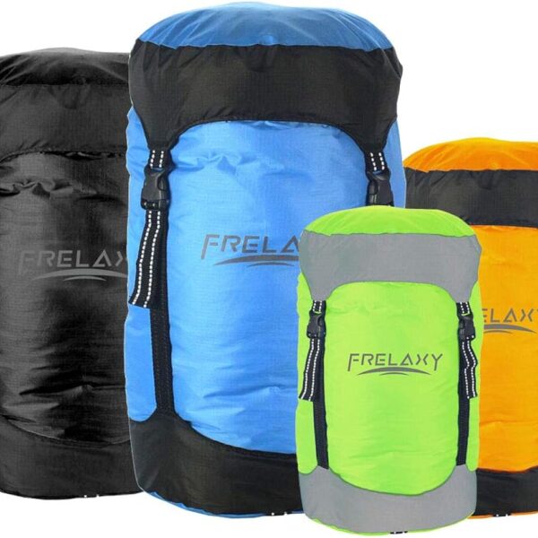 Frelaxy Compression Sack, 40% More Storage! 11L\/18L\/30L\/45L\/52L Compression Stuff Sack, Water-Resistant & Ultralight Sleeping Bag Stuff Sack - Space Saving Gear for Camping, Hiking, Backpacking