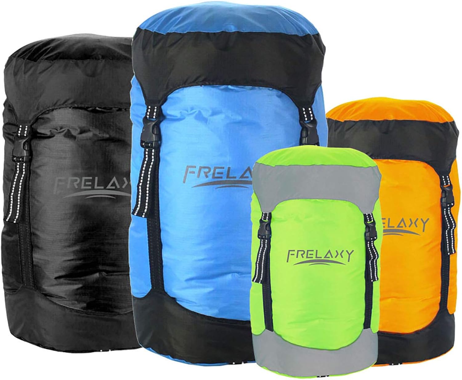Frelaxy Compression Sack, 40% More Storage! 11L\/18L\/30L\/45L\/52L Compression Stuff Sack, Water-Resistant & Ultralight Sleeping Bag Stuff Sack - Space Saving Gear for Camping, Hiking, Backpacking