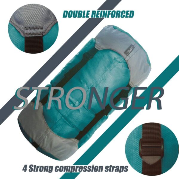Frelaxy Compression Sack, Ultralight Sleeping Bag Stuff Sack, 40% More Storage! 11L\/18L\/30L\/45L\/52L, Compression Stuff Sack - Space Saving Gear for Camping, Hiking, Backpacking