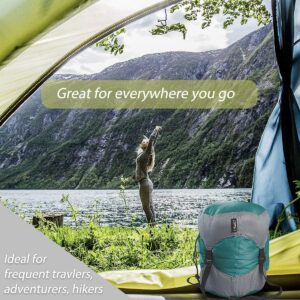Frelaxy Compression Sack, Ultralight Sleeping Bag Stuff Sack, 40% More Storage! 11L\/18L\/30L\/45L\/52L, Compression Stuff Sack - Space Saving Gear for Camping, Hiking, Backpacking