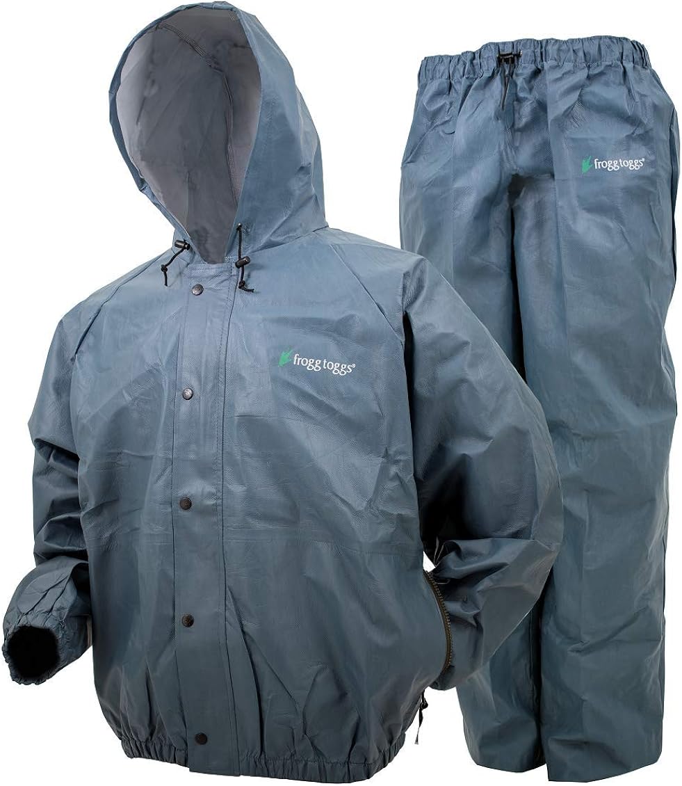 FROGG TOGGS Men's Pro Lite Suit, Waterproof, Breathable, Dependable Wet Weather Protection