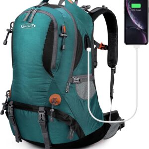 G4Free 50L Hiking Backpack Waterproof Daypack Outdoor Camping Climbing Backpack with Rain Cover for Men Women