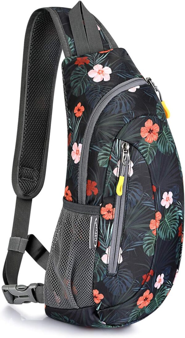 G4Free Unisex Shoulder Backpack, Mini Casual Cross Body Bag Outdoor Sling Backpack Chest Pack Blue for Cycling Hiking Camping Travel(Blue)