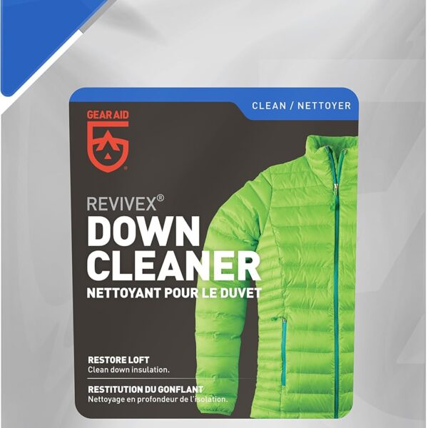 Gear Aid Revivex Down Cleaner for Jackets and Sleeping Bags, 10 fl oz wash