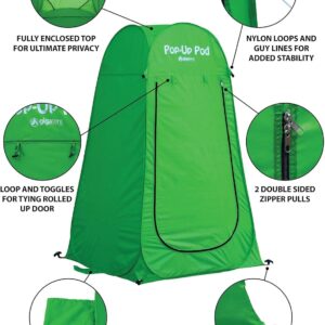 GigaTent Pop Up Pod Changing Room Privacy Tent – Instant Portable Outdoor Shower Tent, Camp Toilet, Rain Shelter for Camping & Beach – Lightweight & Sturdy, Easy Set Up, Foldable - with Carry Bag