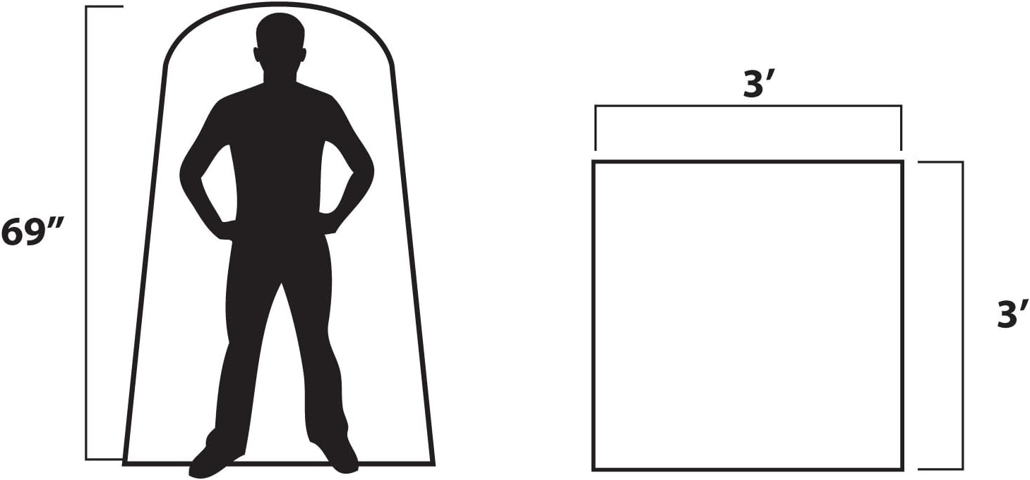 GigaTent Pop Up Pod Changing Room Privacy Tent – Instant Portable Outdoor Shower Tent, Camp Toilet, Rain Shelter for Camping & Beach – Lightweight & Sturdy, Easy Set Up, Foldable - with Carry Bag