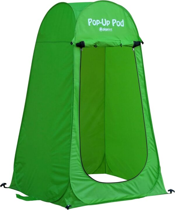 GigaTent Pop Up Pod Changing Room Privacy Tent – Instant Portable Outdoor Shower Tent, Camp Toilet, Rain Shelter for Camping & Beach – Lightweight & Sturdy, Easy Set Up, Foldable - with Carry Bag