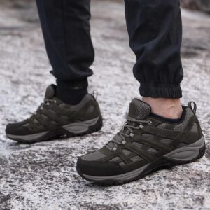 GOLDEN CAMEL Mens Hiking Shoes Lightweight Non-Slip Breathable Outdoor Sneakers for Trailing Trekking Camping Walking