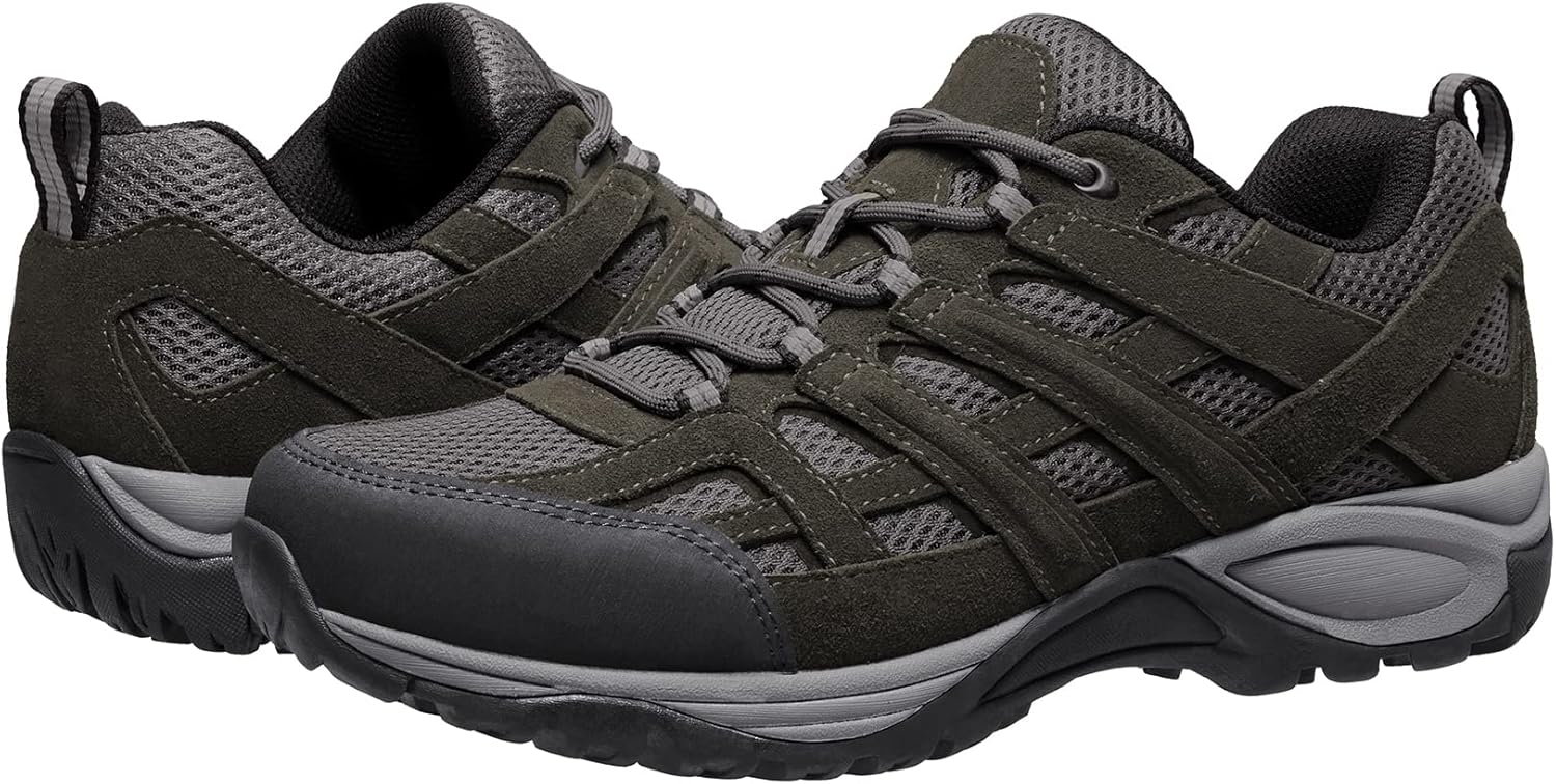 GOLDEN CAMEL Mens Hiking Shoes Lightweight Non-Slip Breathable Outdoor Sneakers for Trailing Trekking Camping Walking