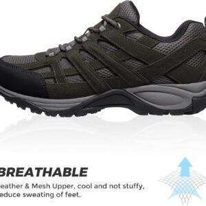 GOLDEN CAMEL Mens Hiking Shoes Lightweight Non-Slip Breathable Outdoor Sneakers for Trailing Trekking Camping Walking