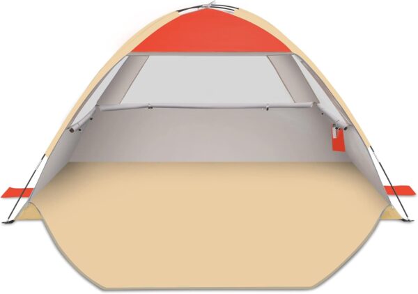 Gorich Beach Tent, Beach Shade Tent for 3\/4-5\/6-7\/8-10 Person with UPF 50+ UV Protection, Portable Beach Tent Sun Shelter Canopy, Lightweight & Easy Setup Cabana Beach Tent