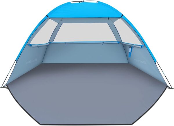 Gorich Beach Tent, Beach Shade Tent for 3\/4-5\/6-7\/8-10 Person with UPF 50+ UV Protection, Portable Beach Tent Sun Shelter Canopy, Lightweight & Easy Setup Cabana Beach Tent